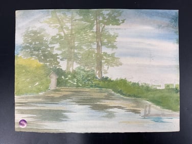 Kathleen Earle (British, 1893-1966) Watercolor