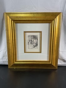 La Celestine Bloch by Pablo Picasso (Spain 1881-1973) Etching