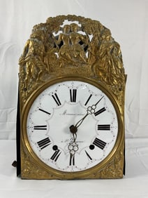 19th-Century French Comtoise Clock by Moreau