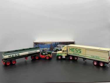 Vintage Hess Toy Trucks â€“ 1977 and 1987 Editions