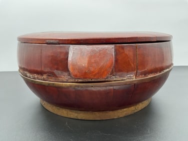 Antique Chinese Wooden Food Storage Box