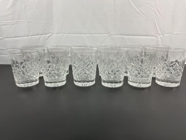 Set of Waterford Crystal Double Old Fashioned (DOF) Glasses