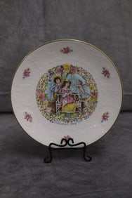 Valentine's Day Collectible Bone China Royal Doulton Plate 1977