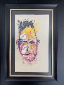 "Fragmented Expression" by J. West (American) Mixed Media