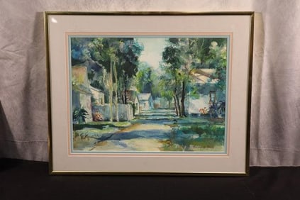 EMMETT FRITZ (AMERICAN, 1917-1995) Watercolor