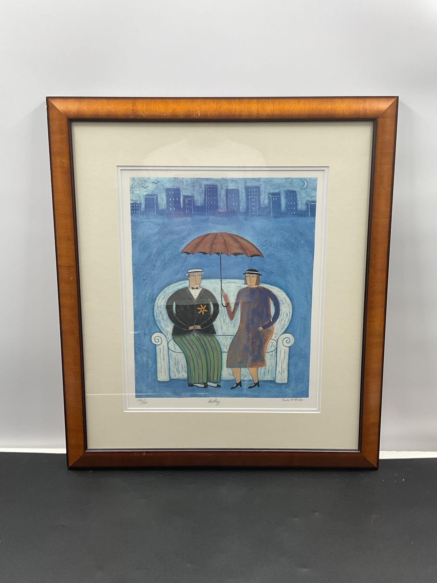 "Dating" by Paula McArdle Seriolithograph (1 of 4)