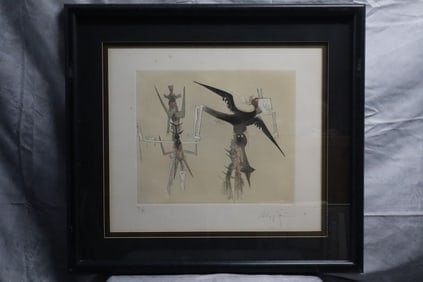 Wifredo Lam(Cuban, 1902-1982) Lithograph 46/99