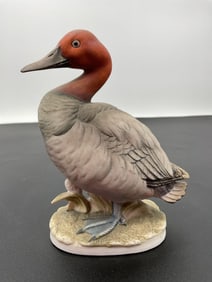 Vintage Lefton KW 3417 Canvas Back Duck Porcelain Figurine - Limited Edition