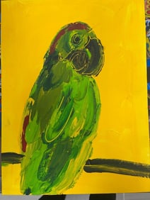 Hunt Slonem Style Painting