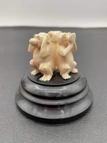 "See No Evil, Hear No Evil, Speak No Evil" Monkey Figurine