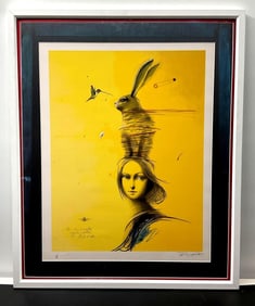 "los recuerdos imposibles de Alicia" by Ernesto Rancano (Cuba, b.1968) Lithograph