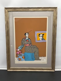 Peter Max(German/American, b.1937) Serigraph