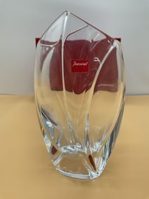 Baccarat "Médailles" Crystal Vase in Original Box