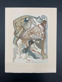 Inferno Canto 4 from The Divine Comedy by Salvador Dali