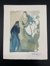 Heaven Canto 27 by Salvador Dali (Spain, 1904-1989) Woodcut
