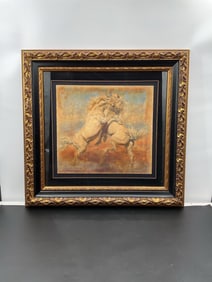Fighting Stallions by Tomasz Rut (Poland, B.1961)