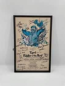 Fiddler on the Roof – International Tour Cast-Signed Poster