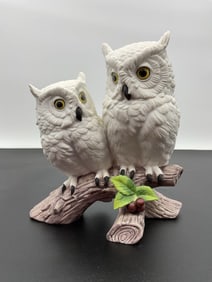 Andrea by Sadek Porcelain Owl Figurine
