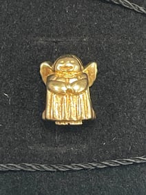 Gold Angel Pendant Charm