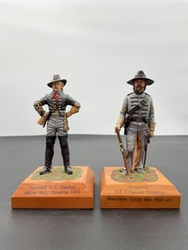 Civil War Generals Collectible Figurines – Stuart & Cleburne - Charles J. Ferris