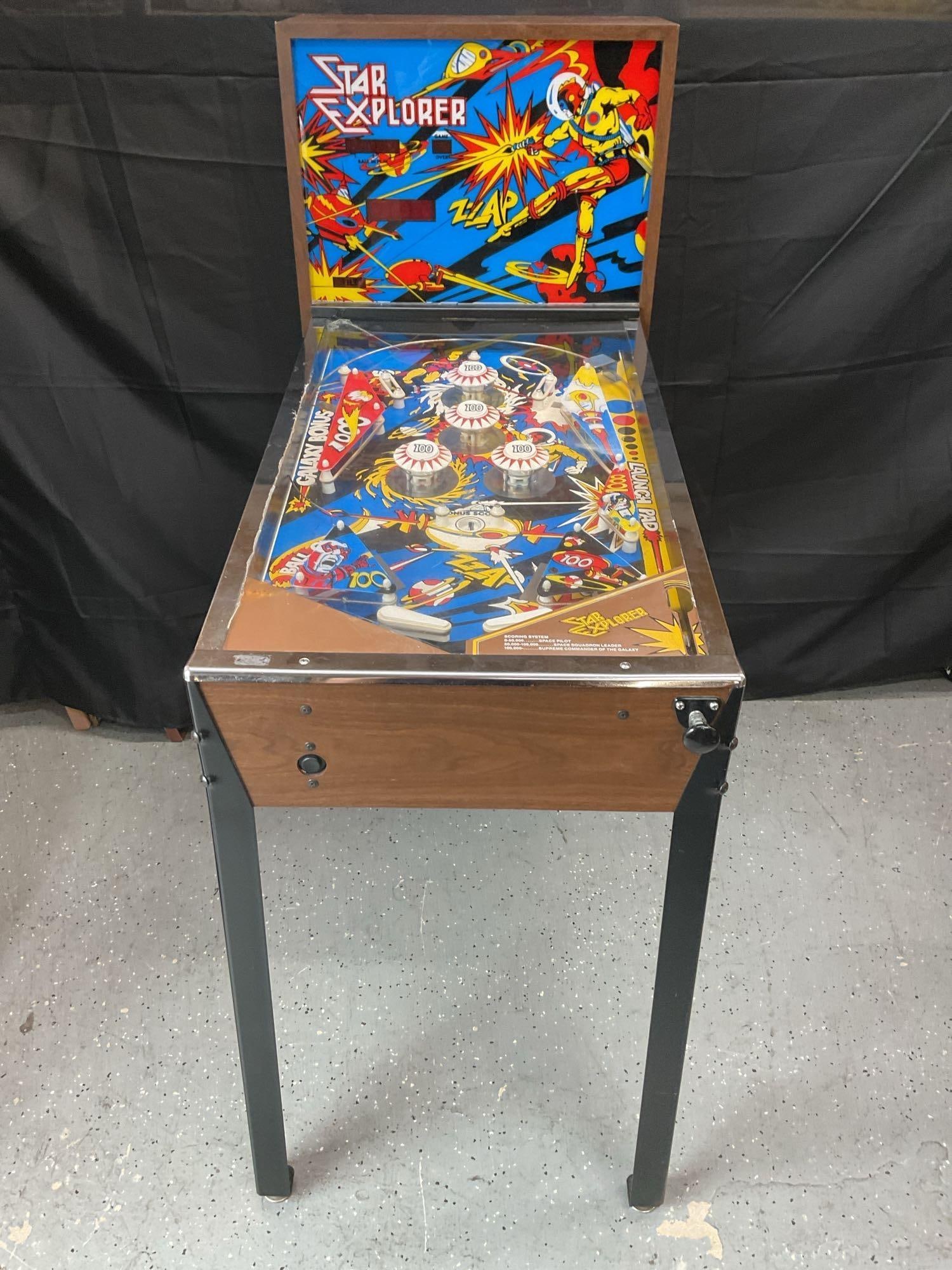 1977 Star Explorer Pinball Machine – Sentinal W/ Orig. Booklet (1 of 7)