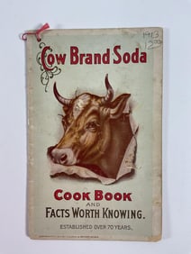 Vintage Cow Brand Soda Cookbook and Facts Booklet - B12