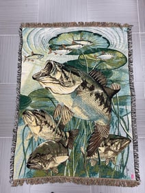 Guy Harvey Throw Blanket Brand New Condition