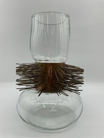 "Vase Spikes" Decorative Glass Vessel