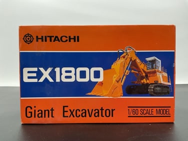 Hitachi EX1800 Hydraulic Excavator Diecast Model (Boxed)