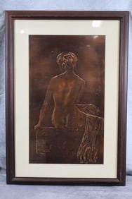 Nude Copper Wall Art