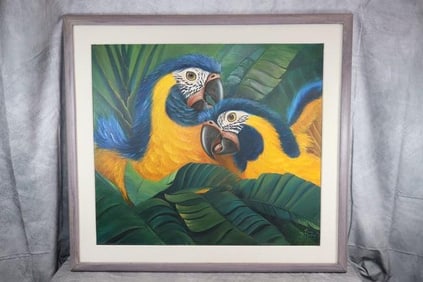 Jose Moreno Aparicio (Bolivian) Oil on Canvas