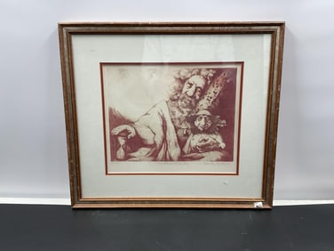 :The Seventh Day" by Charles Bragg (American, 1931-2017) Lithograph