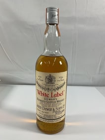 Dewar’s White Label Blended Scotch Whisky Bottle - Box 18