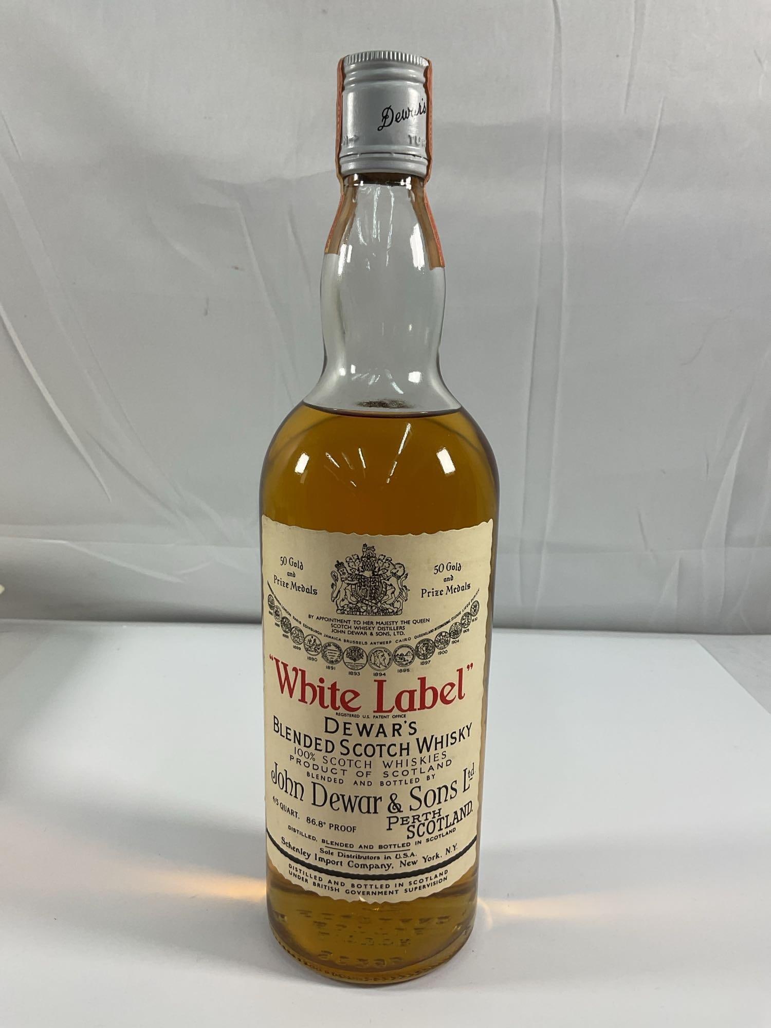 Dewar’s White Label Blended Scotch Whisky Bottle - Box 18 (1 of 1)