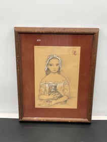 Tsuguharu Foujita (Japan/France,1886-1968) Drawing