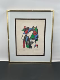 Joan Miro (Spain, 1893-1983) HAND SIGNED Lithograph