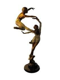 "Danzantes" limited edition Mario Jason Bronze Ballerina Sculpture