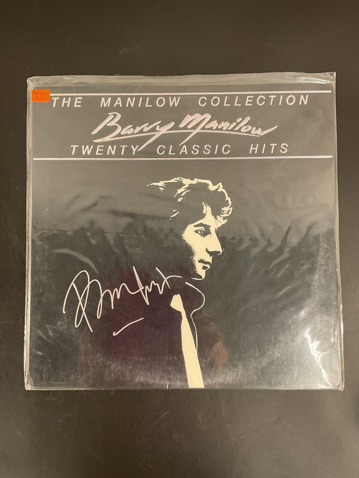 "The Manilow Collection" by Barry Manilow Autographed Vinyl Record (1 of 2)