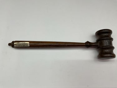 Antique Wooden Gavel from Steamboat Alice Dean - 1863 - Mauckport - Indiana