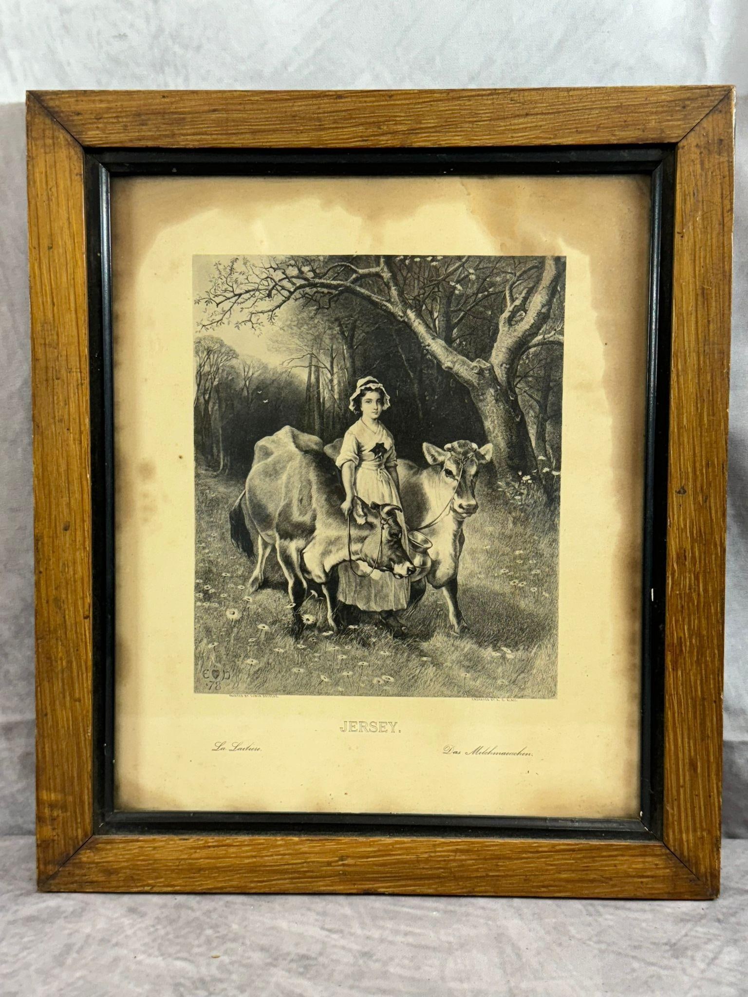 Jersey - Steel Cut Print by A.C. Alais (1 of 4)