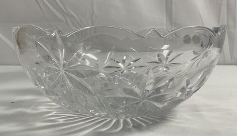 Bohemia Lead Cut Crystal Bowl