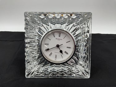Vintage Waterford Crystal Desk Clock