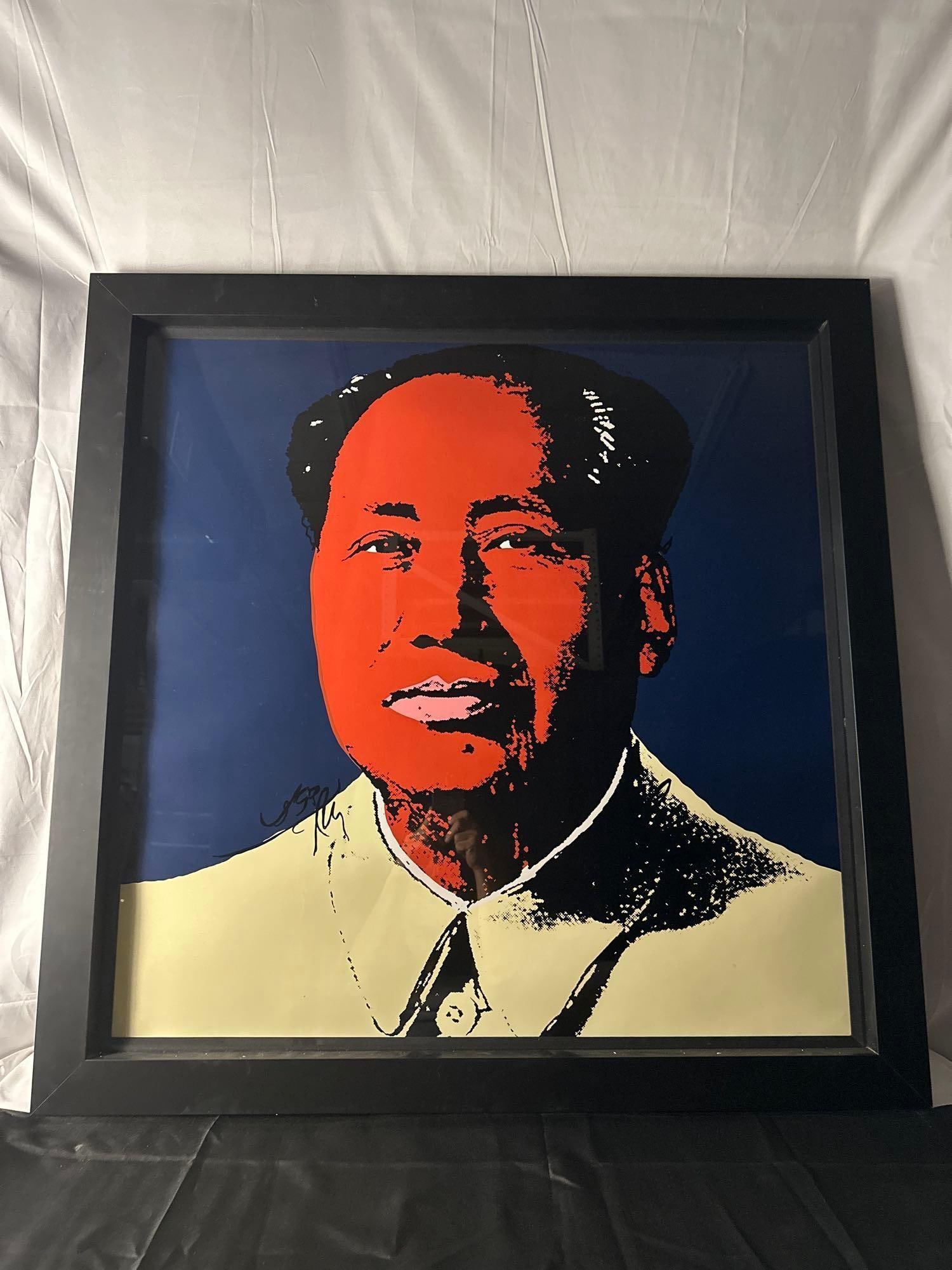 "Mao" by Andy Warhol (American, 1928-1987) Lithograph Sunday B Morning (1 of 3)