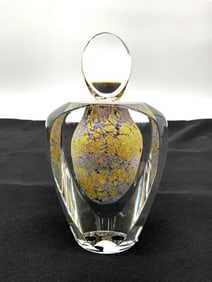 Studio Art Glass Encased Vase Sculpture
