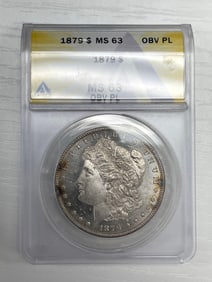 1879 Morgan Silver Dollar MS63 OBV PL