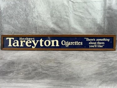 Herbert Tareyton Cigarettes Sign