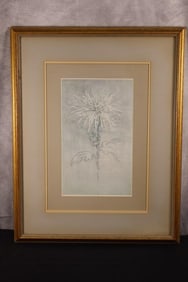 "Chrysanthemum" by Piet Mondrian (Dutch. b.1872-1944) Print