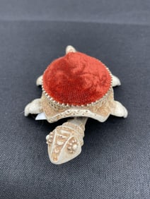 Antique Cast Iron Turtle Pin Cushion