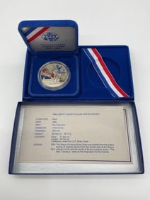 1986 Statue of Liberty Centennial Silver Dollar Proof Coin