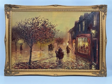 John Bampfield (England, b.1947) Oil on Canvas